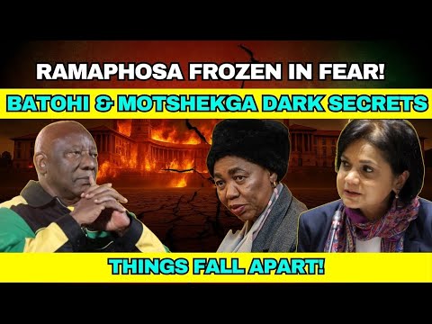 RAMAPHOSA FROZEN IN FEAR! Batohi & Motshekga DARK SECRETS HAUNT HIM!