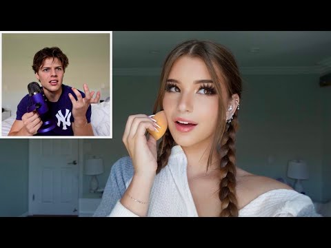 BOYFRIEND DOES MY VOICEOVER (Makeup Tutorial)