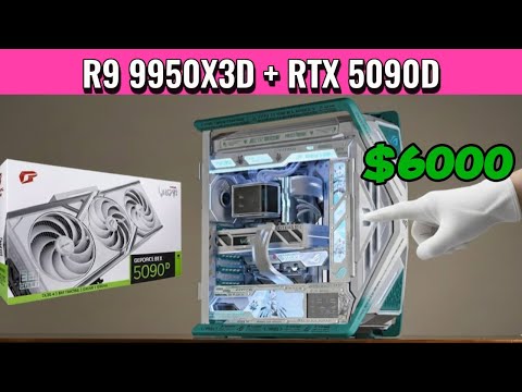 ✨ $6000 PC Build  RTX 5090 + Ryzen 9 9950X3D - [4K ASMR]