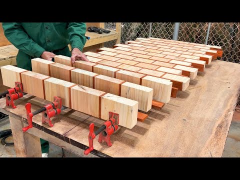 A DIY Masterpiece | Crafting a Stunning and Elegant Table from Old Wood