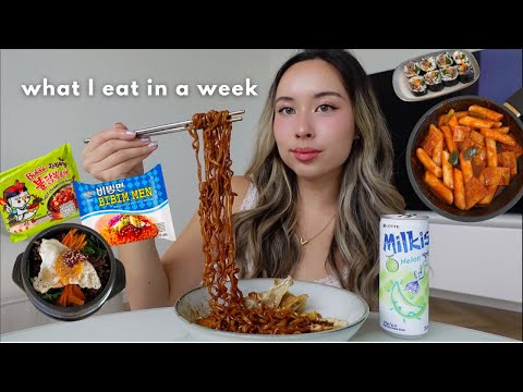 what I eat in a week at home 🍚 (Korean food & simple)