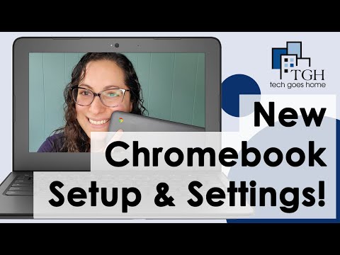 How To Setup A New Chromebook and Adjust Settings!