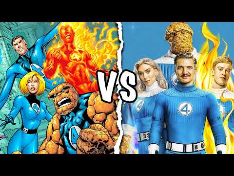 Every Difference Between FANTASTIC FOUR Comics & Movies Explained