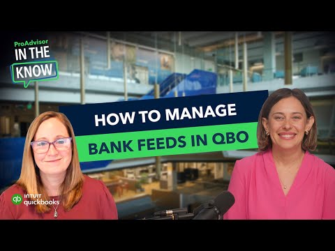 Product guidance: Managing bank feeds in QuickBooks Online