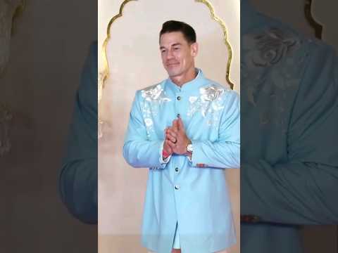 John Cena in Ambani's wedding #ambaniwedding #johncena #anantambani #radhikamerchant #ambani
