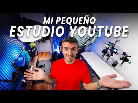 TRANSFORMÉ mi pequeña habitación en un ESTUDIO de YouTube