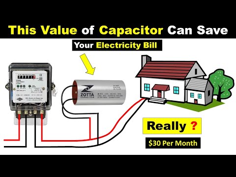 Capacitor Value to Save Electricity Bill 💵 @The Electrical Guy