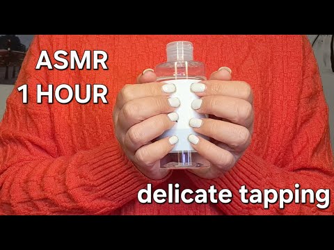 ASMR 1 HOUR DELICATE TAPPING for DEEP SLEEP/ SLOW & RELAXING