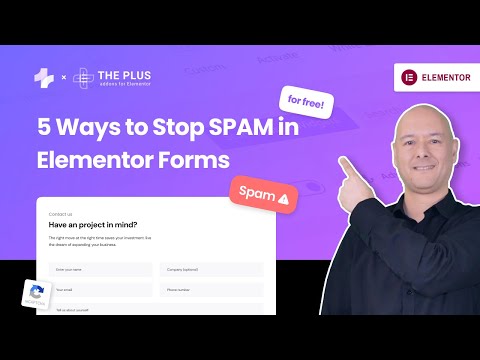 STOP Contact Form Spam in WordPress for FREE (Google reCAPTCHA Alternatives) | Elementor