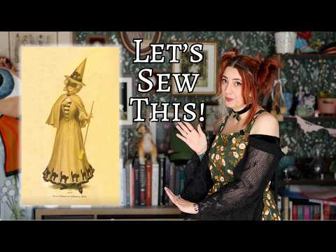 Sewing a 100-Year-Old Witch Costume from Scratch