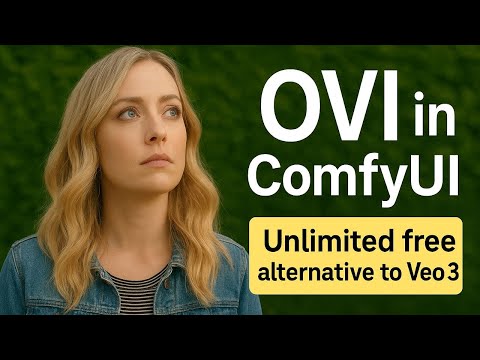 OVI: Free alternative to veo 3 & sora 2 | Ovi in comfyUi | Veo 3 free | AI Video Maker