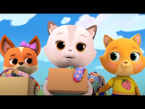 КОШЕЧКИ-СОБАЧКИ идут на пикник - все серии - сборник мультфильмов