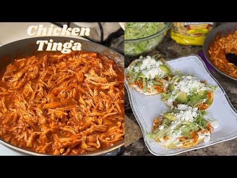 Tinga de Pollo Mexicana para chuparse los dedos!😍🤤🤤👌🏼