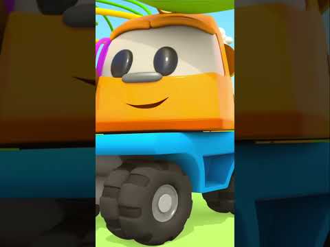 🎵🎵🎵Sing along the Finger Family song with Leo the truck and find all the fingers! #shorts #kidssong