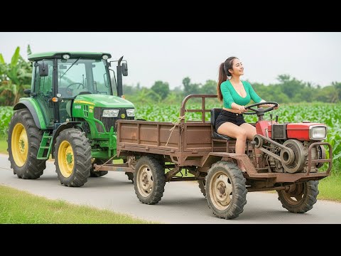 ABANDONED For 50 Years! GIRL GENIUS Tries To START An Old Farmer's TRACTOR TRUCK! (Will it work?)