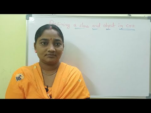 CPP || Defining a Class and Object in C++ || CPP Both in Telugu and English || Telugu Scit Tutorial