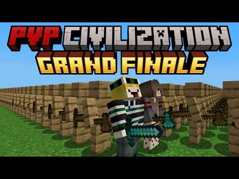 Minecraft but I become IMMORTAL in PVP CIVILIZATION