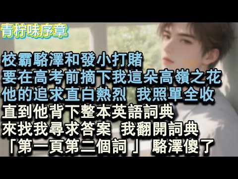 【那年夏天】校霸駱澤和發小打賭，要在高考前摘下我這朵高嶺之花。他的追求直白熱烈，我照單全收。直到他背下整本英語詞典，來找我尋求答案，我翻開詞典，「第一頁第二個詞。」駱澤傻了#小说 #愛情 #故事