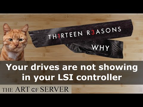 13 Reasons Why | your drives are not showing up in your LSI HBA