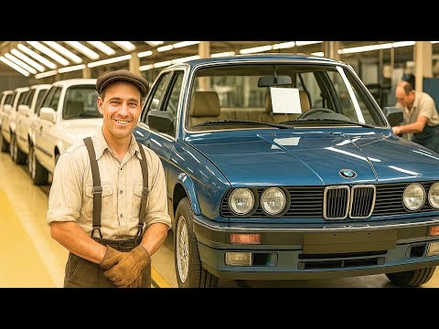 How The Classic BMW E30 Was Made In Their 80s Factory | Step By Step Process