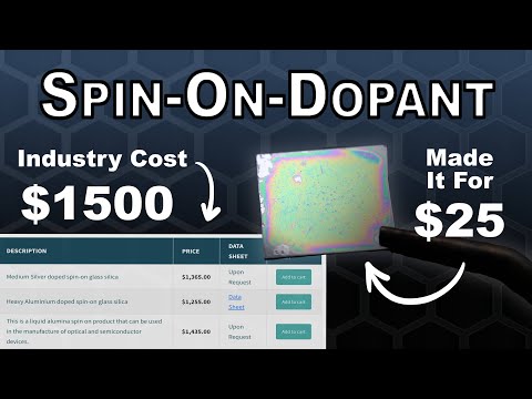 Making Spin-On-Dopant for DIY Semiconductor Fabrication