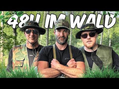 2 TAGE IM WALD MIT ZARBEX & SCHRADIN 🌳🪵 SURVIVAL-GUIDE VON OTTO BULLETPROOF 🌳🪵 VÖLLIGE ÜBERFORDERUNG