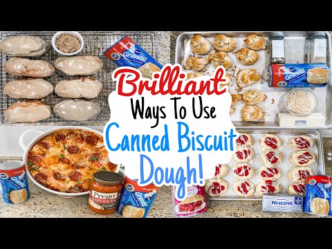 5 Amazing Ways to Use Canned Biscuit Dough | Tasty Pillsbury Biscuit Hacks | Julia Pacheco