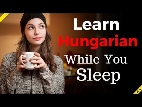 Learn Hungarian While You Sleep 😀  Most Important Hungarian Phrases and Words 😀 English/Hungarian