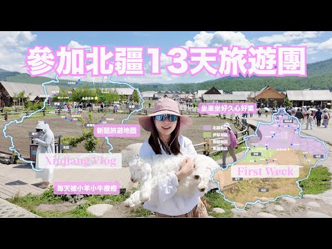 跟媽媽參加13天北疆旅行團🐪 ｜ 第一週景點分享 ｜新疆旅遊 🦙｜禾木村、可可托海、魔鬼城、喀納斯大峽谷......