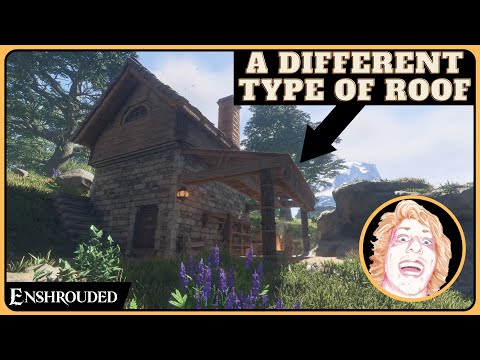 A very unique roof for the carpenters house in Enshrouded