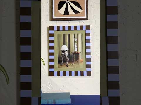 trendy framed art DIY💗😍 #diy #art #trendy #interiordesign