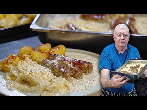 The Sausage Bake You’ll Make Every Week – Creamy Mustard Perfection!