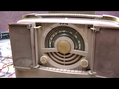 1948 Zenith 6G801 AM Battery Radio Repair Restore Working Again Mine Box Find