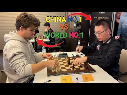 World no.1 Magnus Carlsen vs China no.1 Wei Yi | Schach Bundesliga 2024/2025 | FULL GAME