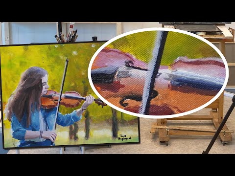 Highlights. Painting with acrylics for beginners