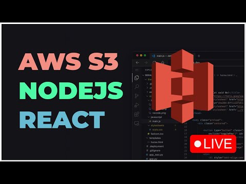 LIVE AWS S3, Nodejs y React - Taller Práctico