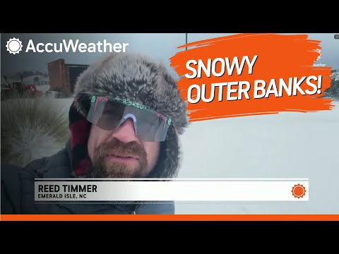 Massive Snow, High Winds on Outer Banks of North Carolina, Virginia Beach