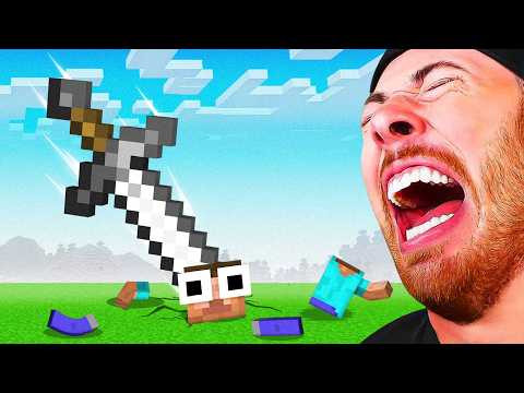 MINECRAFT SWORDS VS STEVE! FUNNY ANIMATION