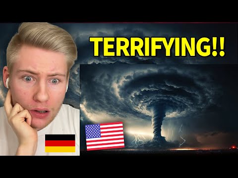 German reacts to Tornadoes are SCARY!