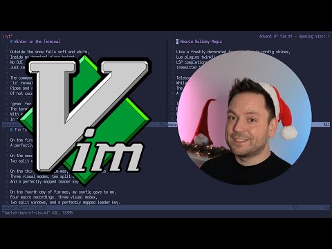 Advent Of Vim 1 - Opening Vim