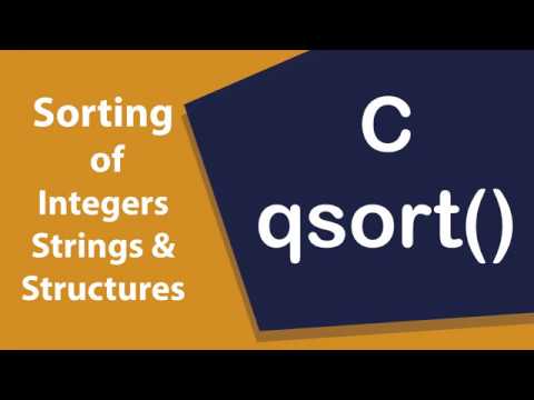 Qsort in C