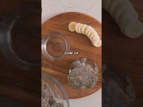 Delicious & Healthy Breakfast idea! Banana Chocolate Chia Pudding! | HONEYSUCKLE