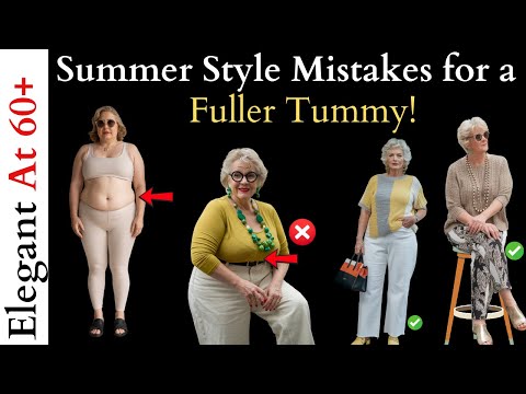 15 Summer Style Mistakes for Women with a Large Tummy, Apple Shape, or Short Torso!