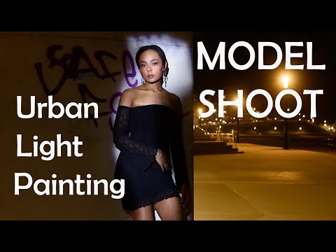 How to Light Paint a Model by the Beach- Many Tips and Techniques