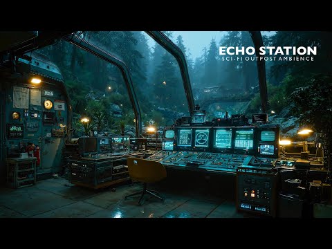 Echo Station | Deep Sci-Fi Outpost Ambience for Focus & Calm [4K]