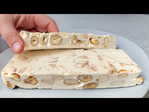 Quick and Easy Nougat for the Holidays and Christmas! No Baking! 2 Recipes