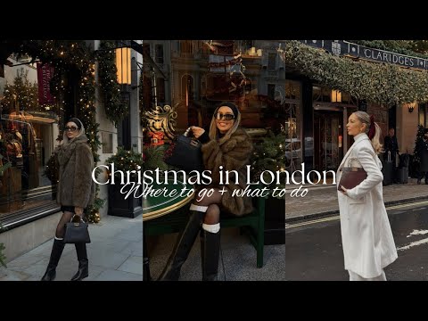 🎄✨ CHRISTMAS IN LONDON | Bond Street, Ralph Lauren, Fortnum & Mason and The Landmark ✨🎄