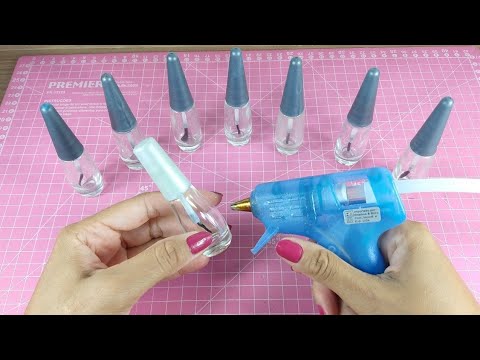 4 IDÉIAS BRILHANTES COM VIDRO DE ESMALTE ❤️✨