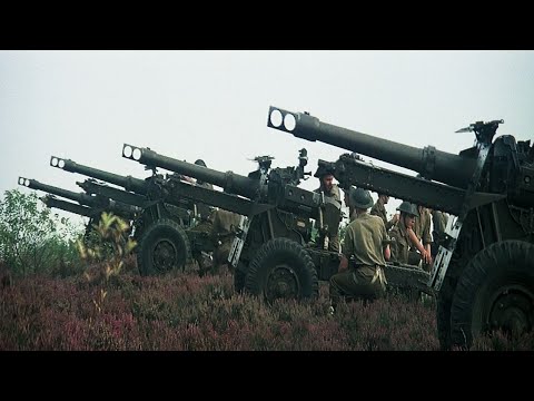 British Artillery barrage on German positions (Laltu edited version)