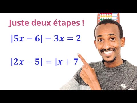 Equations avec valeur absolue